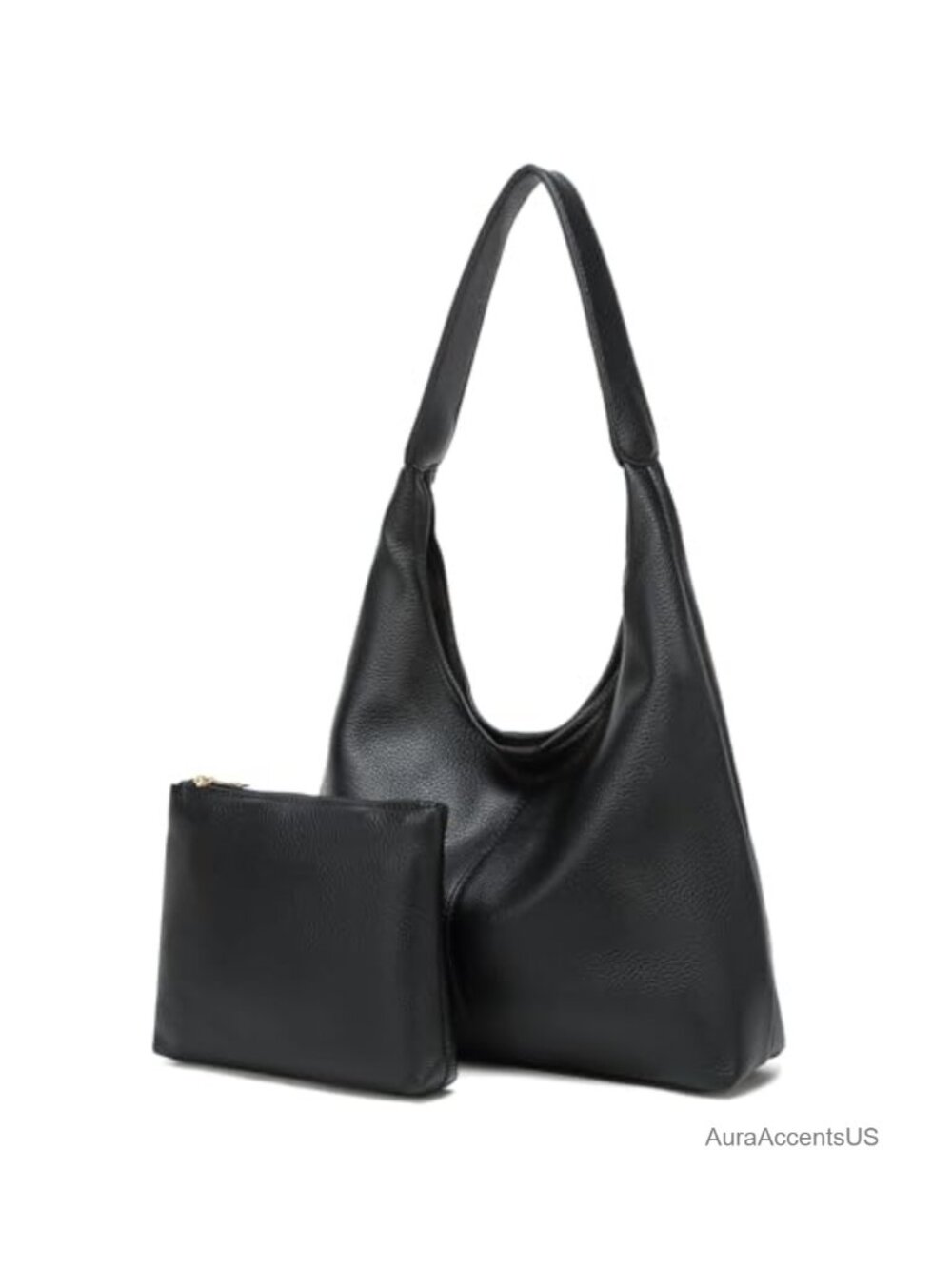Slouchy Hobo Bag for Women Soft Shoulder Bags PU Leather Tote Purses Work Travel